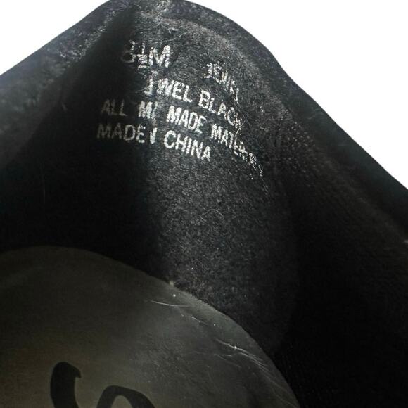 Socialites Vintage Black Flats with Jewel - Picture 4 of 8